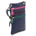 TL Bag Mini Schultertasche aus Weichem Leder Dunkelblau TL142431