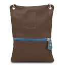 TL Bag Sac Bandoulière en Cuir Souple Taupe foncé TL142431