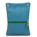 TL Bag Sac Bandoulière en Cuir Souple Turquoise TL142431