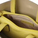 Agatha Handtasche aus Leder Lime Gelb TL142456