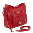 Brenda Soft Leather Shoulder bag Lipstick Red TL142450