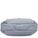 Brenda Borsa a Spalla in Pelle Morbida Celeste TL142450