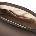 Nausica Sac Bandoulière en Cuir Taupe foncé TL141598