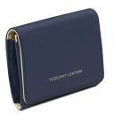 Iside Exclusive Leather Wallet - Small Size Темно-синий TL142436