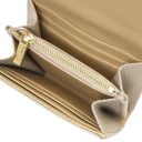 Iside Exklusive Damenbrieftasche aus Leder - Klein Hell Taupe TL142436