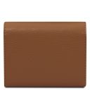 Iside Exclusive Leather Wallet - Small Size Cognac TL142436