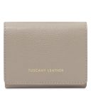 Iside Exclusive Leather Wallet - Small Size Light Taupe TL142436