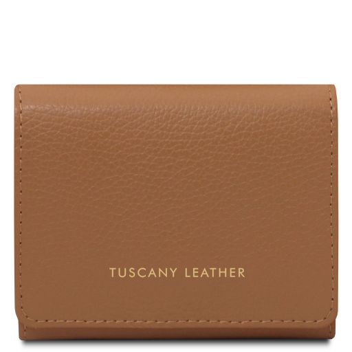 Iside Exclusive Leather Wallet - Small Size Карамель TL142436