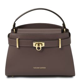 Maisy Bolso en Piel Marrón topo oscuro TL142459