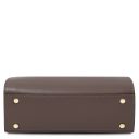 Maisy Leather Tote Dark Taupe TL142459
