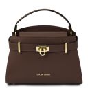 Maisy Borsa a Mano in Pelle Caffè TL142459