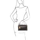 Praline Bauletto in Pelle Morbida Nero TL100479