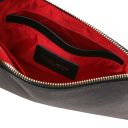 Diva Sac à Main en Cuir et Bandoulière à Chaîne Noir TL142461