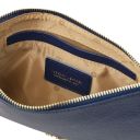 Diva Bolso Noche en Piel et Bandolera de Cadena Azul oscuro TL142461