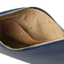 Diva Pochette in Pelle con Tracolla a Catena Blu scuro TL142461