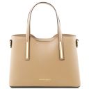 Olimpia Sac Cabas en Cuir - Petit Modèle Champagne TL141591