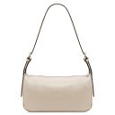 Miranda Borsa al Hombro en Piel Suave Beige TL142467