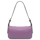 Miranda Schultertasche aus Weichem Leder Lilla TL142467