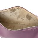 Miranda Schultertasche aus Weichem Leder Lilla TL142467