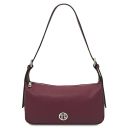 Miranda Schultertasche aus Weichem Leder Bordeaux TL142467