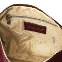 Miranda Schultertasche aus Weichem Leder Bordeaux TL142467