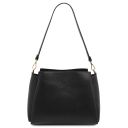 Abby Leather Shoulder bag Black TL142468