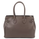 TL Bag Borsa a Mano in Pelle Talpa scuro TL142174