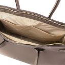 TL Bag Leather Handbag Dark Taupe TL142174