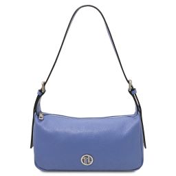 Miranda Soft Leather Shoulder bag Blue TL142467