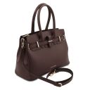 TL Bag Borsa a Mano in Pelle Caffè TL142174