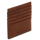 Leather Card Holder Brown TL142469
