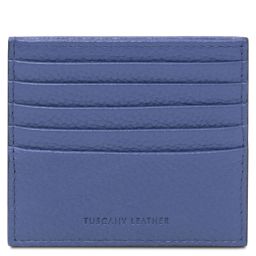 Portacarte in Pelle Blu TL142470