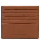 Kartenetui aus Leder Cognac TL142470