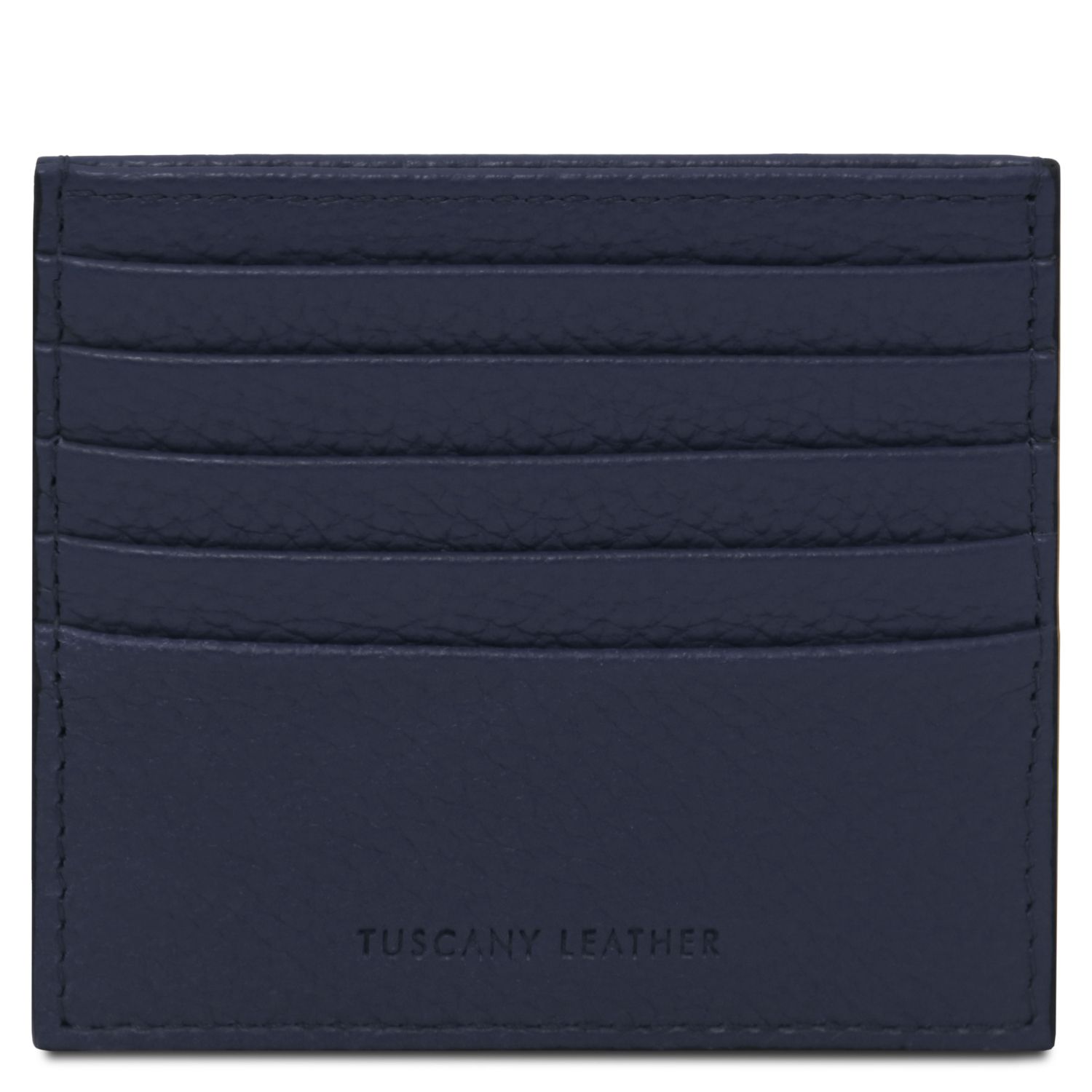 Portacarte in pelle Blu scuro