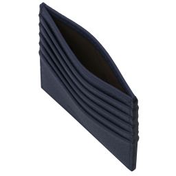 Leather Card Holder Dark Blue TL142470