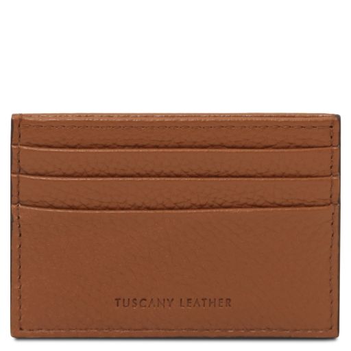 Tarjetero de Cuero Cognac TL142472
