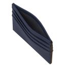 Tarjetero de Cuero Azul oscuro TL142472