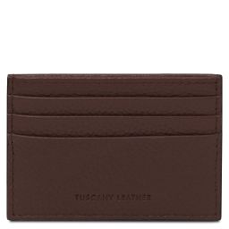 Leather Card Holder Coffee TL142472