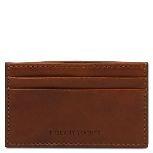 Portacarte in Pelle Marrone TL142473