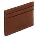 Leather Card Holder Brown TL142473