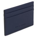 Leather Credit Card Holder Dark Blue TL142474