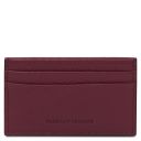 Leather Card Holder Bordeaux TL142474