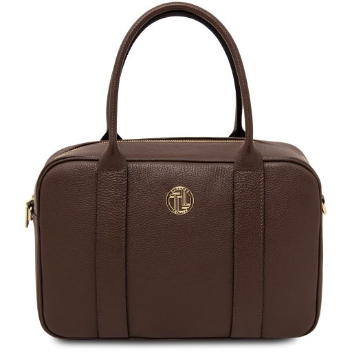 Stephany Borsa a Mano in Pelle Caffè TL142439