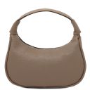 Michelle Leather Hobo bag Dark Taupe TL142477
