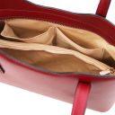 Olimpia Shopper Tasche aus Leder - Klein Rot TL141591