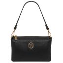 Sia Soft Leather Clutch Black TL142479