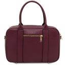 Stephany Leather Handbag Bordeaux TL142439