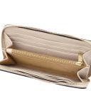 Financier Exclusive zip Around Leather Wallet Бежевый TL142485