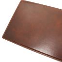 Sous-main de Bureau en Cuir Avec Rabat Marron TL140325