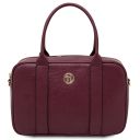 Maiorca Leather Handbag and zip Around Leather Wallet Bordeaux TL142486